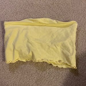 pacsun yellow tube top